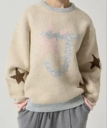 TINA: JOJUN 자카드 로고 니트 풀오버