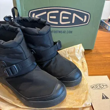 KEEN 스노우 부츠 블랙 부츠 방수성