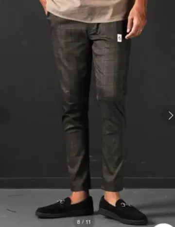 The DUFFER of ST.GEORGE 체크 입체 재단 이지 팬츠