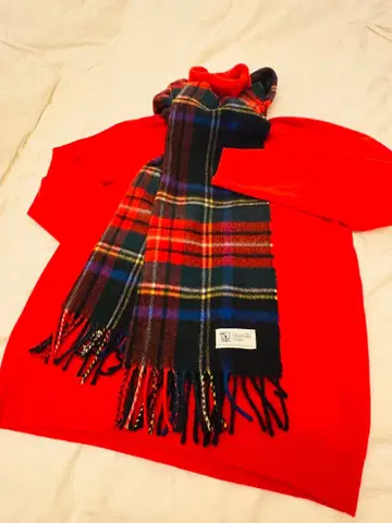 UNIQLO 캐시미어 100% 터틀넥 스웨터 레드 XL