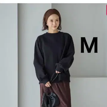 [ 새상품 ] 시마무라 mysa closet 래글런 풀오버 블랙 M