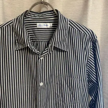 산리미트 레귤러 카라 스트라이프 셔츠 사이즈 1 sans limite