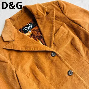 [ 첫 판매 세일 ] D&G 코듀로이 자켓 M 카멜 브라운