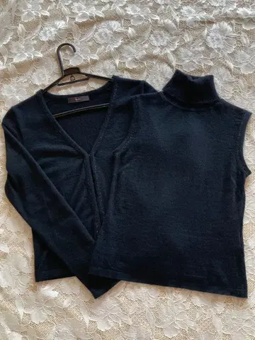 트윈 니트 앙상블 (캐시미어 100%) XS 사이즈