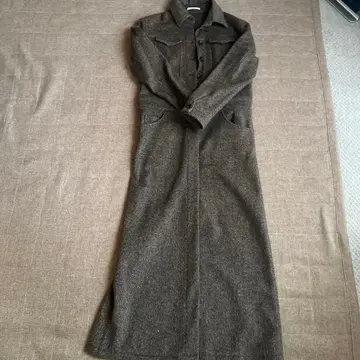 AKANE UTSUNOMIYA 브라운 롱 코트