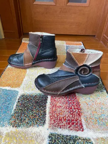 가죽 여성용 부츠