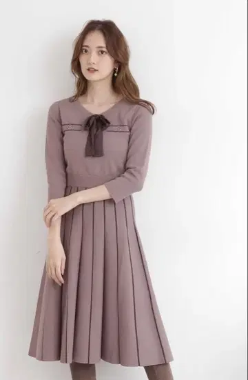 쉬폰 태국 니트 원피스 JILL by JILL STUART