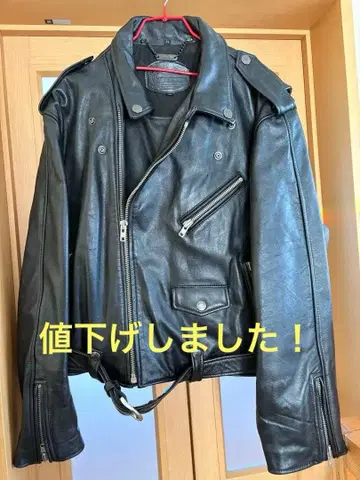 윈드 아머 블랙 가죽 더블 라이더스 3L