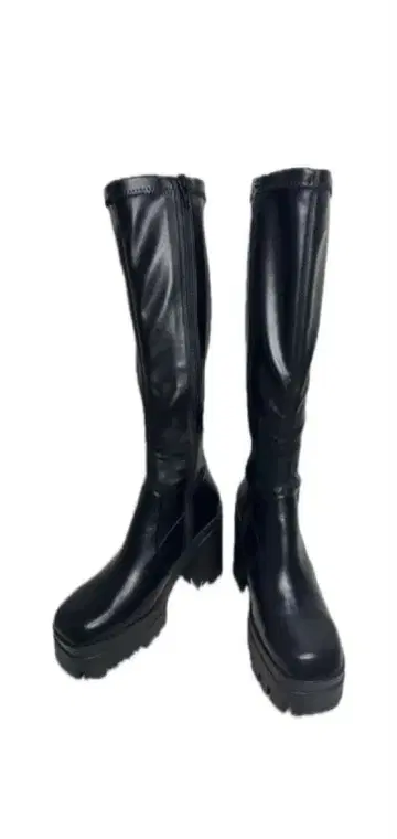 R&E 롱 부츠 통굽