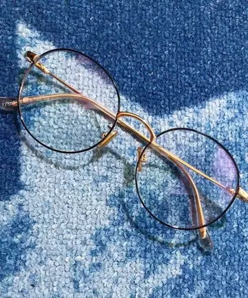 패션 안경 투명 프레임 안경 동그란 안경