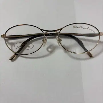 코라니 독일제 안경 프레임 골드 x 브라운