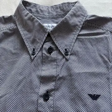 ARMANI JUNIOR 체크 셔츠 12A
