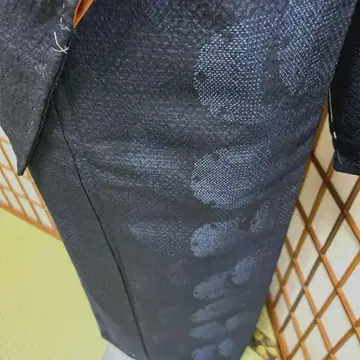 순수 실크  코몬 [ 네이비 설륜 ]