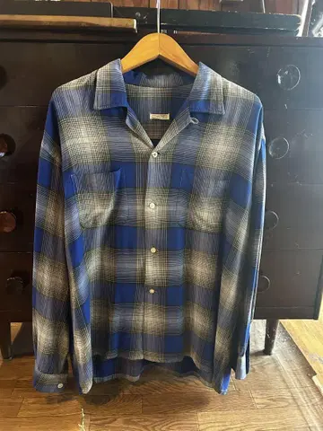 60s 빈티지 타운크라프트 옴브레 레이온