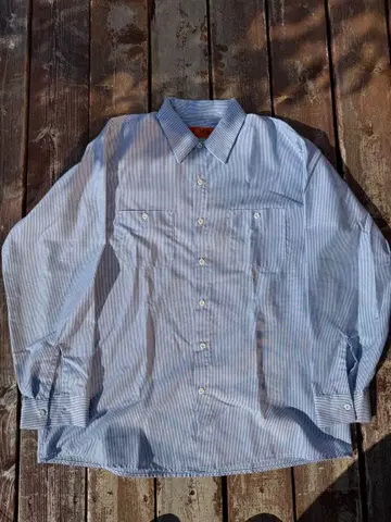 RED KAP 스트라이프 긴팔 셔츠 XL