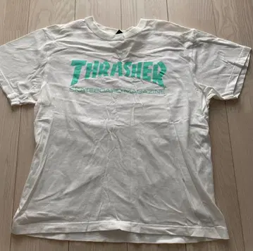 THRASHER 스케이트보드 T셔츠 화이트