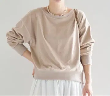 [ 새상품 ] 이에나 IENA 벨로아 맨투맨