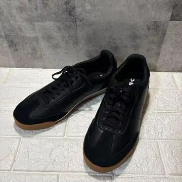 새상품급 유니클로 씨 스웨이드 콤비네이션 스니커즈 블랙 26cm