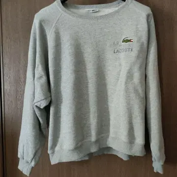 CHEMISE LACOSTE 그레이 크루넥 트레이닝복