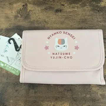 나츠메 우인장 냥선생 멀티 케이스 핑크 미사용 새상품 파우치 다용도 수납