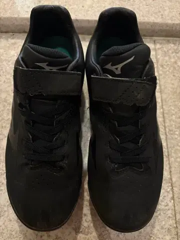 미즈노 블랙 스파이크 슈즈 22cm 소년 야구