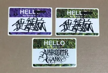 3장 세트 나메다루마 /  / APHRODITEGANG 스티커