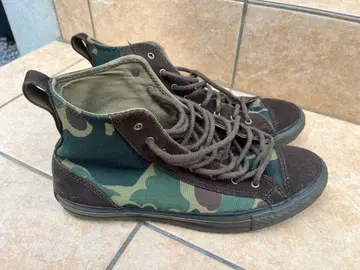 카모 패턴 하이컷 스니커즈 converse