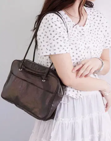 mystic 스퀘어 숄더 BAG 브라운