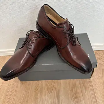 미사용 새상품 ECCO 비즈니스 슈즈 브라운 천연 가죽 가죽 가죽 신발