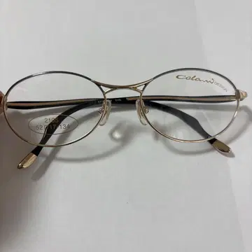 코라니 독일제 안경 프레임 골드x블랙 라메x블랙 하자 있음