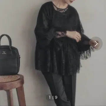 퓨어세신 블라우스 블랙 No.10