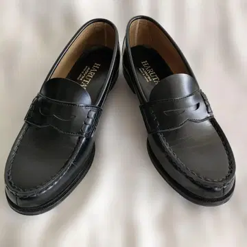 HARUTA GFID-4514 블랙 로퍼 25.5cm