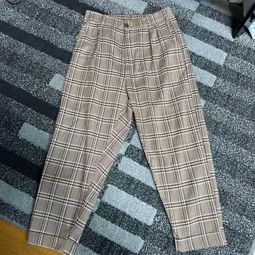 INTER FACTORY 체크 슬랙스