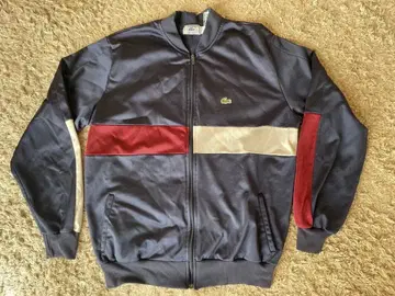Lacoste 집업 저지 네이비 구제 의류