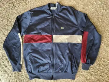 Lacoste 집업 저지 네이비 구제 의류