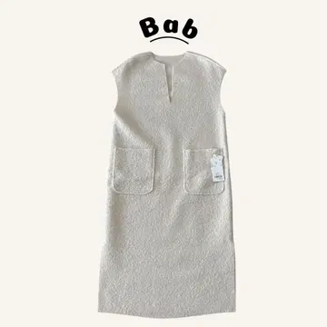 미사용 새상품 Bab 리버서블 키넥 원피스 M 사이즈 아이보리