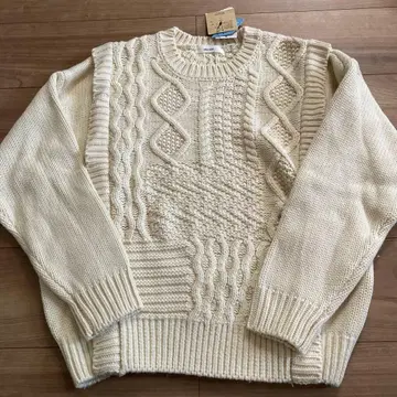 니코앤드 패치워크 케이블 풀오버 니트