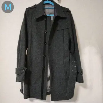 TORNADO MART 그레이 울 코트 M
