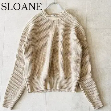 컨디션 최상 슬로우 3G 하찌 크루넥 긴팔 니트 2 베이지 워셔블