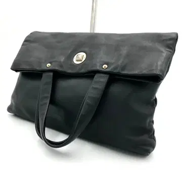 [새상품급] 케이트 스페이드 토트백 가죽 블랙 접이식 가능