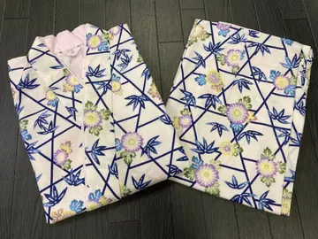 새상품 세탁 가능한 이부식 기모노 재단 완료 L 사이즈 폴리에스테르