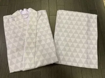 새상품 워셔블 니부시키 기모노 재단 완료 L 사이즈 폴리에스테르