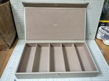 Zoff 안경 박스 베이지 USED 안경 케이스 조프