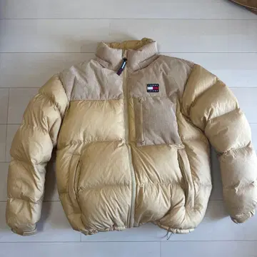 Tommy 베이지 다운 자켓