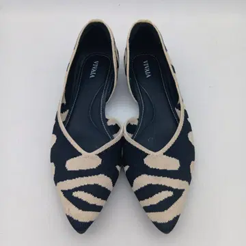 VIVAIA 스틸레토 플랫슈즈 니트 펌프스 36