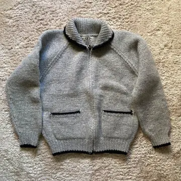 SUPER FIELD GEAR 그레이 스웨터 M