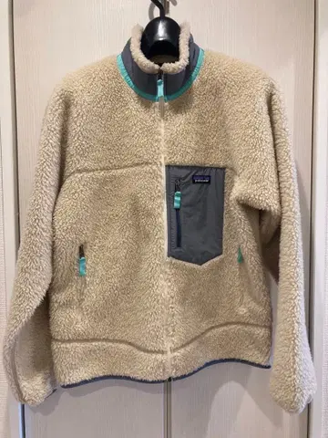 patagonia 플리스 자켓 L 사이즈 베이지/그레이