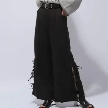 HARE 사이드 레이스업 팬츠