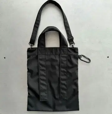 LOHEN 2way 카라비너 토트백 (M) 블랙