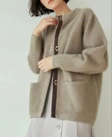 러그나무 문 코쿤 가디건